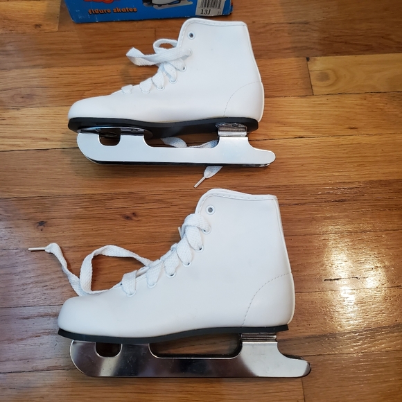 Brookfield Firstee Kids Ice Skates‎ with Two Blade Runners White Size 13J - Picture 5 of 10